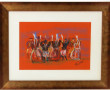 PICHON (Xxème) "Danse bretonne", pastel,