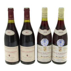 Lot de 4 bouteilles: - 2 B GEVREY CHAMB