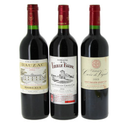 Lot de 3 bouteilles: - 1 B St EMILION G