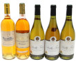 5 bouteilles de vins: - 1 B Sauternes 1