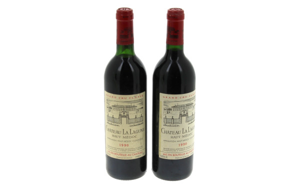 2 B Ch LA LAGUNE 1990 3e GG Haut Médoc