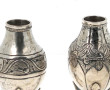 Deux petits vases en argent, travail étr