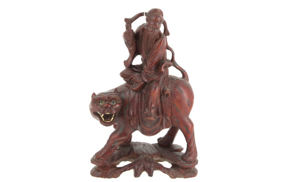 Chine ou Indochine - Sculpture en bois s