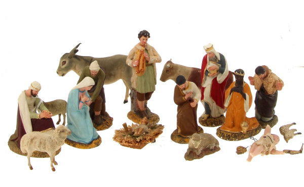 CRECHE DE NOEL - Crèche de Noël ancienne