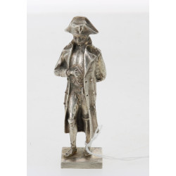 NAPOLEON - Statuette en argent, H 10 cm.