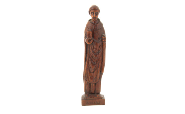 ST GUENOLE - Scupture en bois sculpté, H