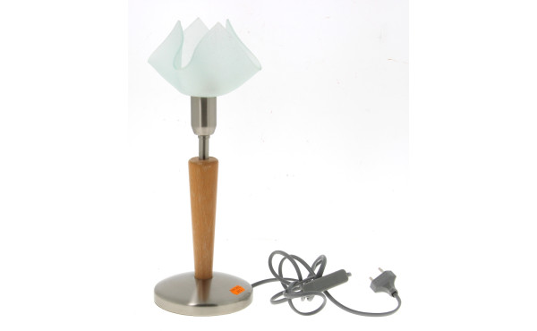 Petite lampe design moderne en bois, mét