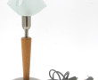 Petite lampe design moderne en bois, mét