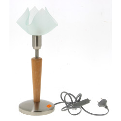 Petite lampe design moderne en bois, mét