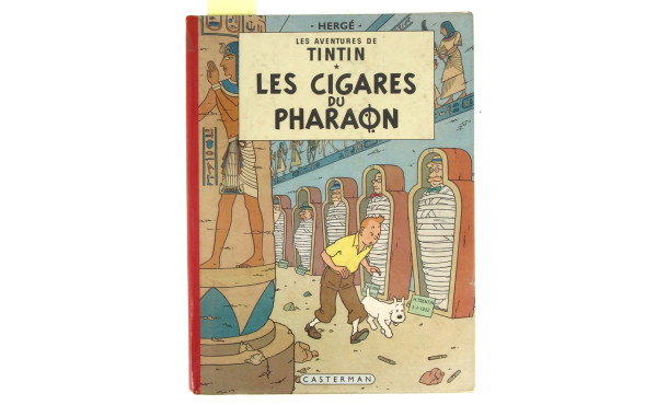 "TINTIN et les Cigares du Pharaon" 1960,