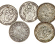 5 pièces de 5 fr argent Louis Philippe X