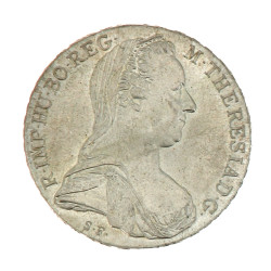 Thaler en argent "1780", poids 28,30 grs