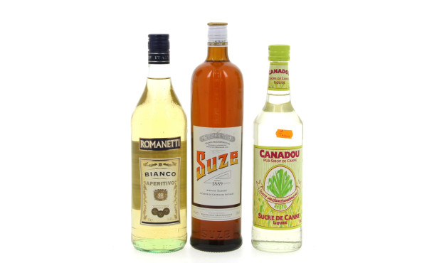 Lot de 3 bouteilles d'apéritifs: Vermout