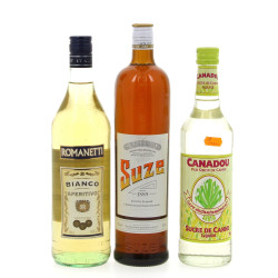 Lot de 3 bouteilles d'apéritifs: Vermout