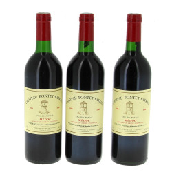 3 B Ch PONTET BARRAIL 1990 cru bourgeois