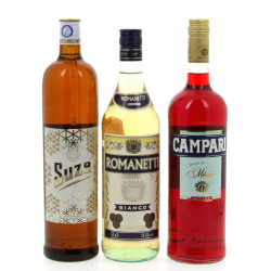 Lot de 3 bouteilles d'apéritifs: Vermout