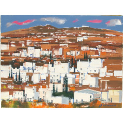 Jacques BRENNER (1936-2023) "Village à P