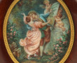 "Scène galante avec angelots", miniature