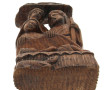 NATIVITE - Sujet en bois sculpté, H 50 c