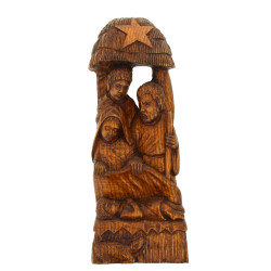 NATIVITE - Sujet en bois sculpté, H 50 c