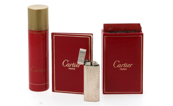 CARTIER Paris - Briquet en métal argenté