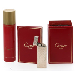 CARTIER Paris - Briquet en métal argenté