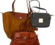 Lot de 5 sacs de dame dont un Longchamp 