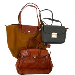 Lot de 5 sacs de dame dont un Longchamp 