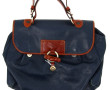 TUSCANS Italy - Sac de dame en cuir bleu