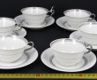 LIMOGES Charles Ahrenfeldt - 6 tasses et