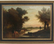 Ecole Française circa 1900 "Vaches s'abr