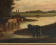 Ecole Française circa 1900 "Vaches s'abr