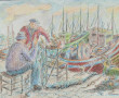 Roger MADEC (1929-2023) "Les pêcheurs", 