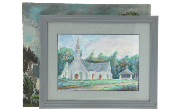 Roger MADEC (1929-2023) "Chapelle en Fin