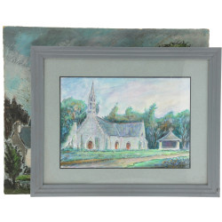 Roger MADEC (1929-2023) "Chapelle en Fin