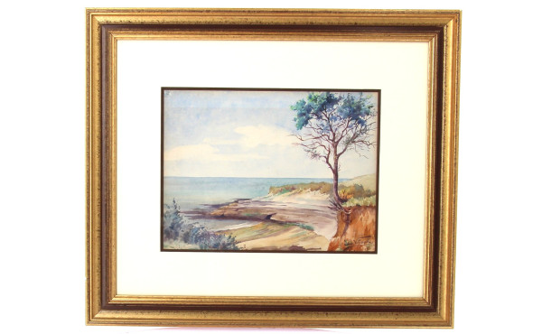 Louise VILLEVIEILLE (XIXè-Xxè) "Paysage 