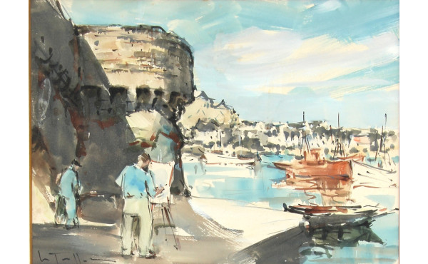 Jean-Louis LE TOULLEC (1908-1999) "Peint