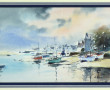Gabriel BLAIS (Xxème) "Marine", aquarell