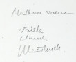 Claude WEISBUCH (1927-2014) - "Carte de 