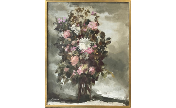 Pierre JEROME (1905-1982) "Bouquet de ro