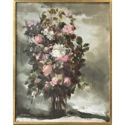 Pierre JEROME (1905-1982) "Bouquet de ro