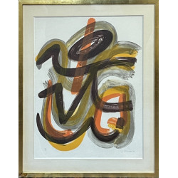 Ecole Française années 60 "Composition a