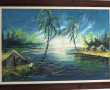 Peinture Africaine Xxème - Scènes animée