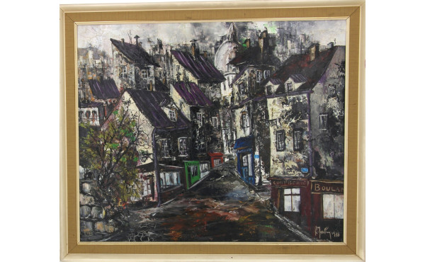 Ecole Xxème, années 70 "Vue de Montmartr