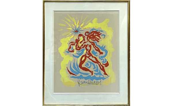 Jean LURÇAT (1892-1966) "Personnage roug