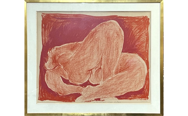 Édouard PIGNON (1905-1993) "Grand nu rou