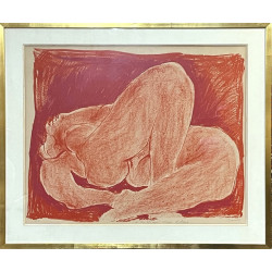 Édouard PIGNON (1905-1993) "Grand nu rou