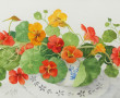 Cecil ROMEY (Xxème) "Capucines", aquarel