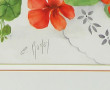 Cecil ROMEY (Xxème) "Capucines", aquarel