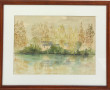 Cecil ROMEY (Xxème) "Capucines", aquarel